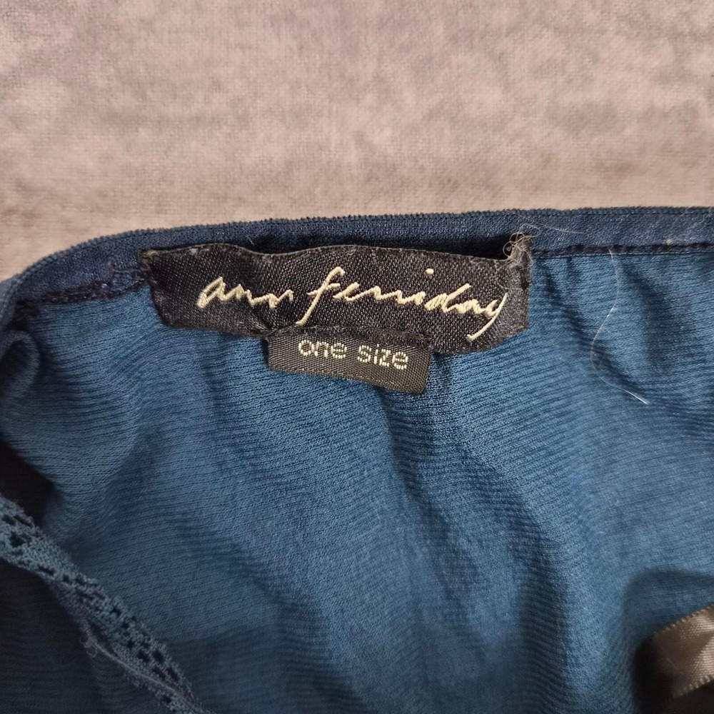 Vintage Ann Ferriday Lace Halter Slip Dress Womens S Whimsigoth Mesh Fairycore‎ - Picture 7 of 8